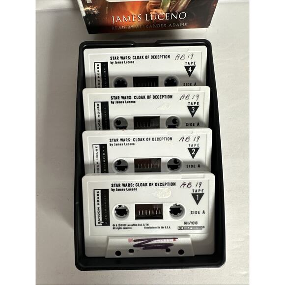 Star Wars Ser.: Cloak of Deception by James Luceno (2001, Audio Cassette,... - Picture 3 of 8